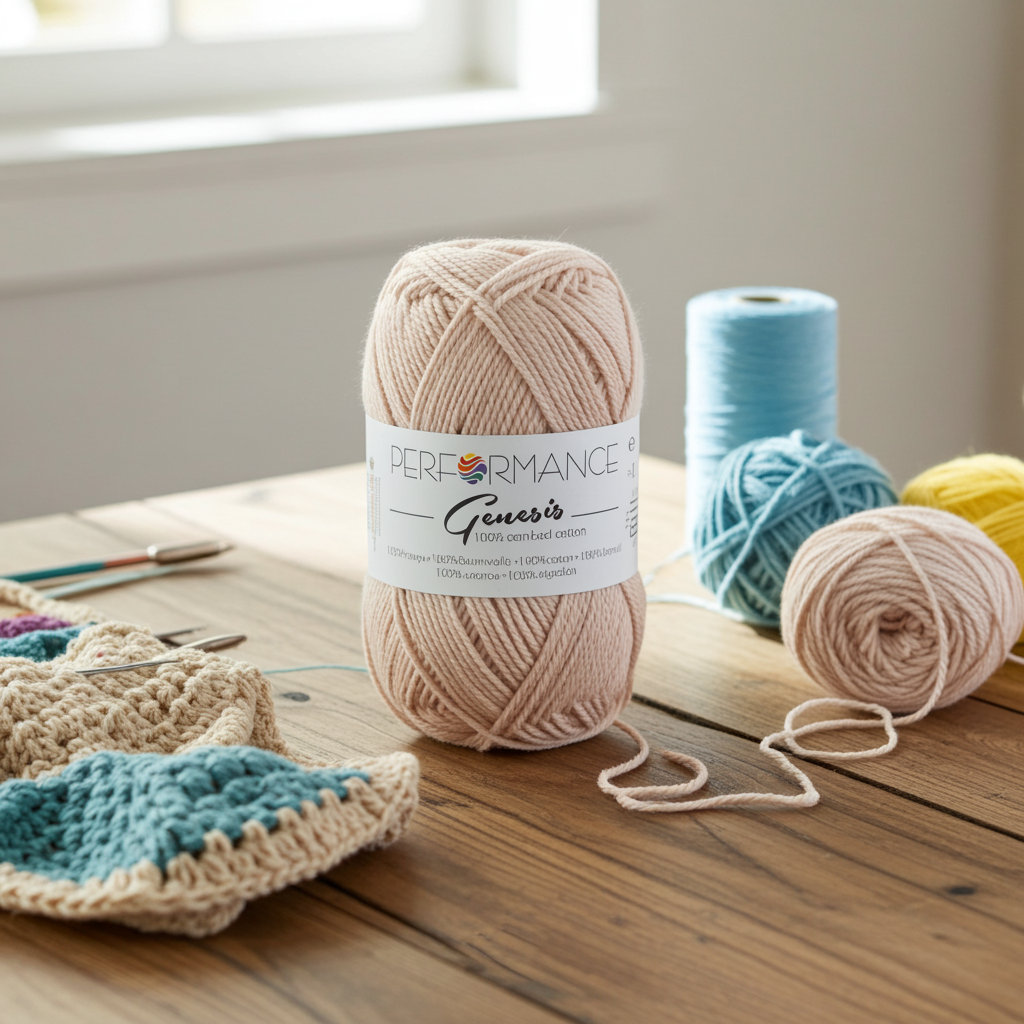 Fir Bumbac Pieptănat pentru Croșetat și Tricotat