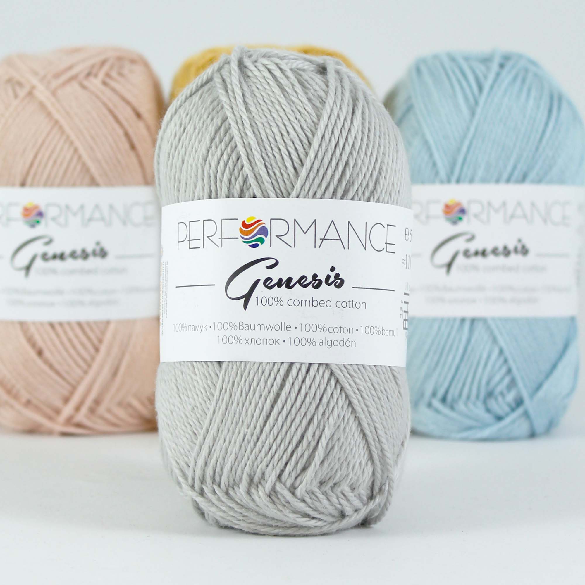 Genesis - Fir Bumbac Pieptănat pentru Croșetat și Tricotat