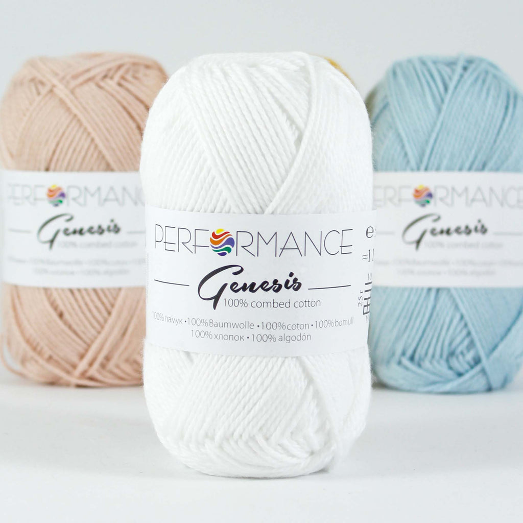 Genesis - Fir Bumbac Pieptănat pentru Croșetat și Tricotat