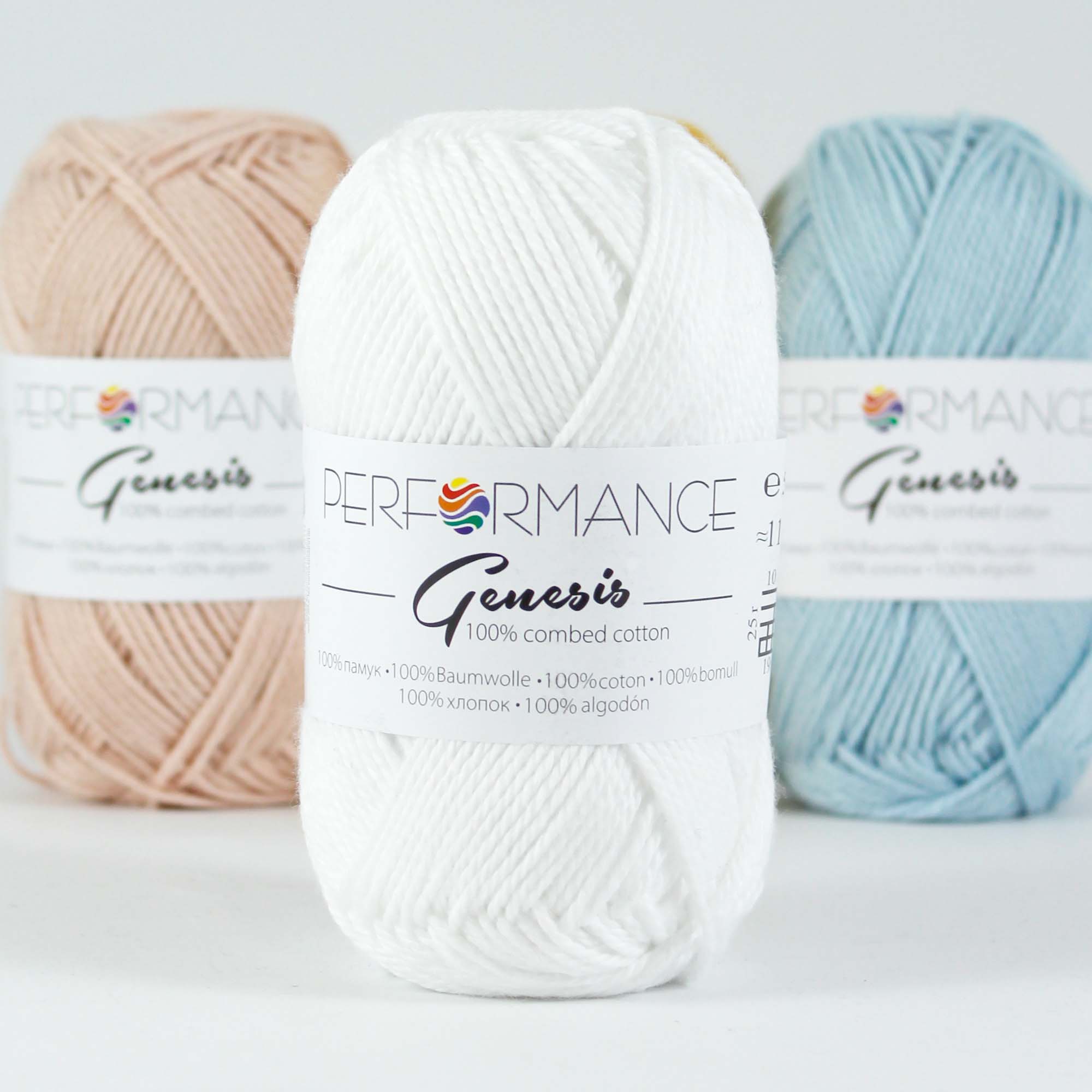 Genesis - Fir Bumbac Pieptănat pentru Croșetat și Tricotat