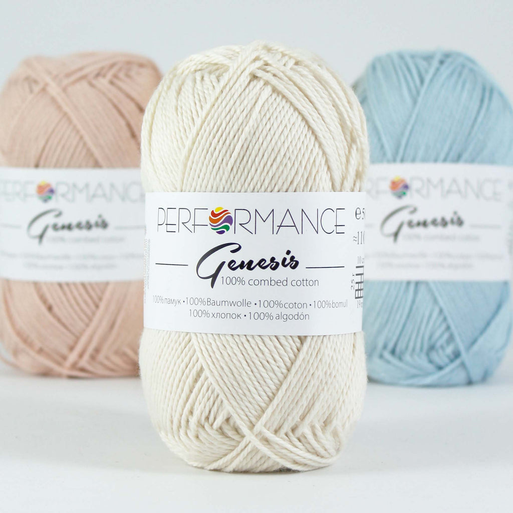 Genesis - Fir Bumbac Pieptănat pentru Croșetat și Tricotat