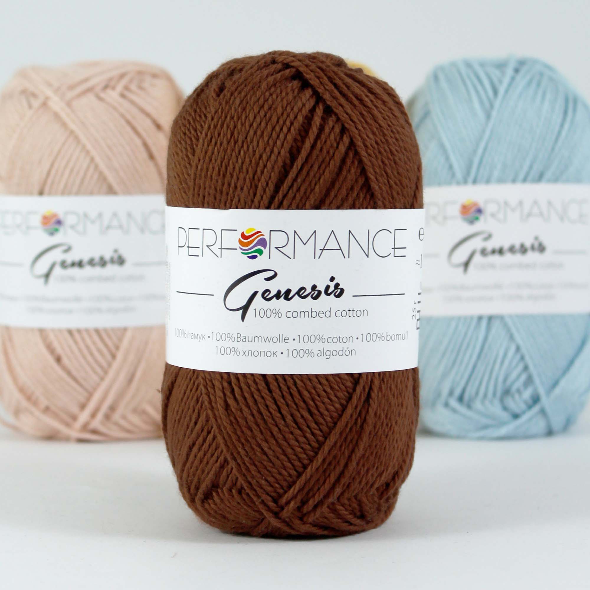 Genesis - Fir Bumbac Pieptănat pentru Croșetat și Tricotat