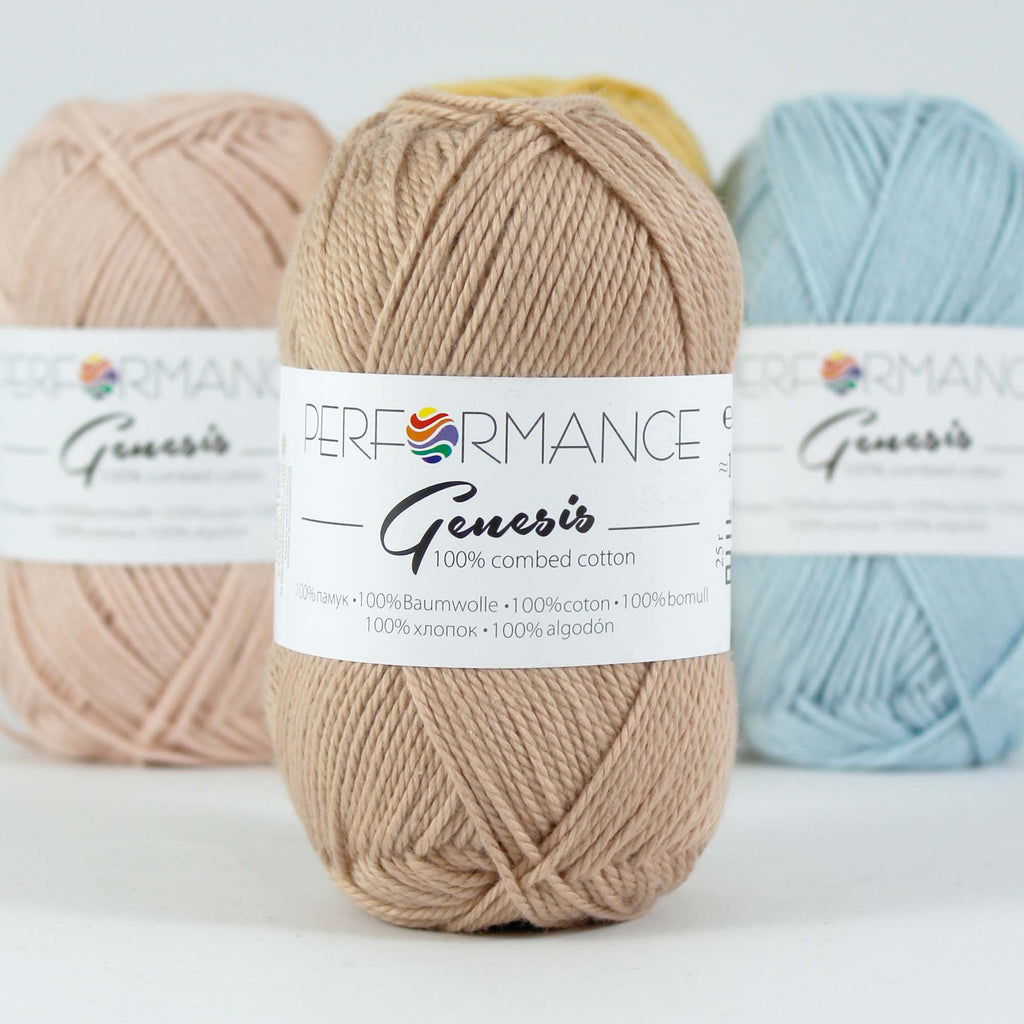 Genesis - Fir Bumbac Pieptănat pentru Croșetat și Tricotat