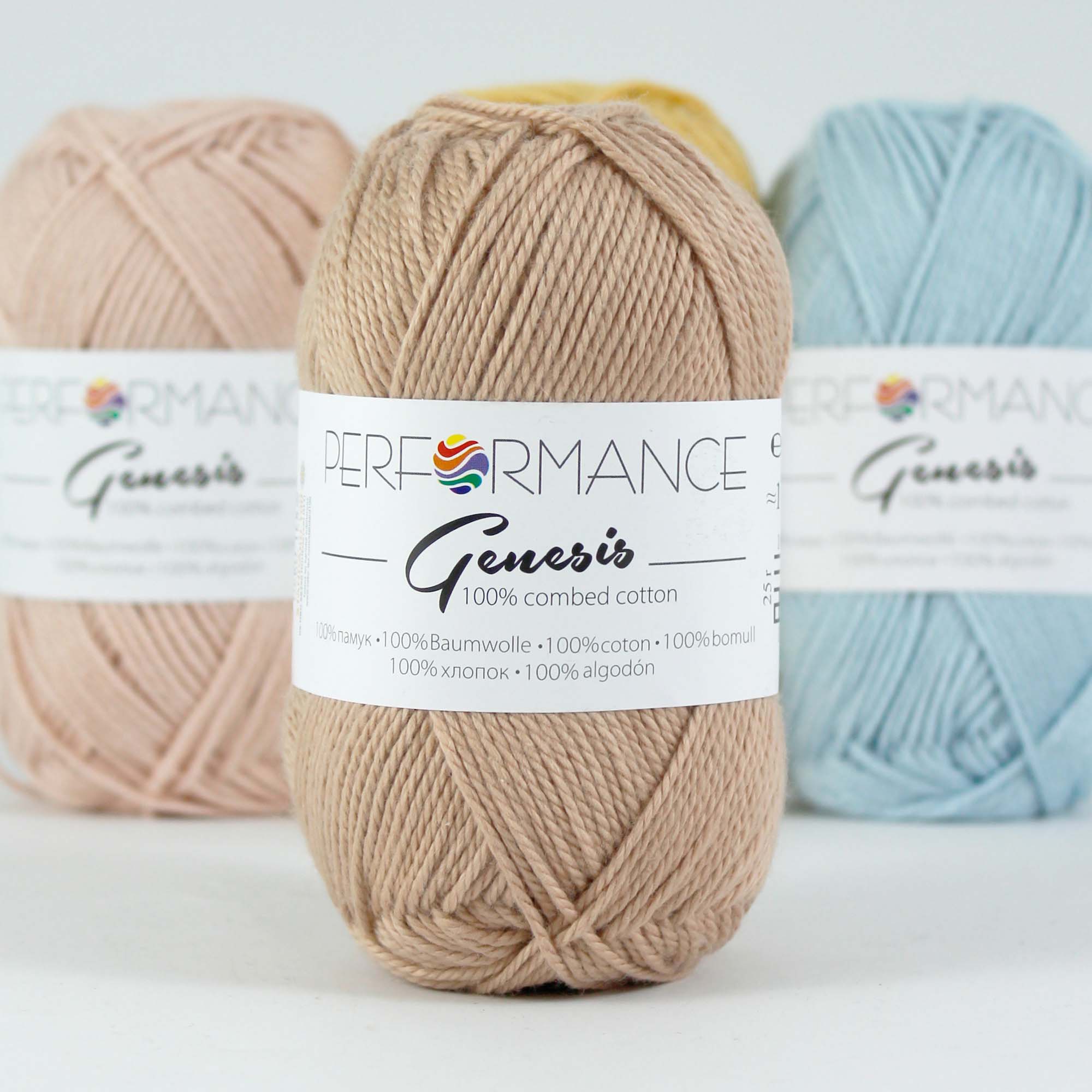 Genesis - Fir Bumbac Pieptănat pentru Croșetat și Tricotat