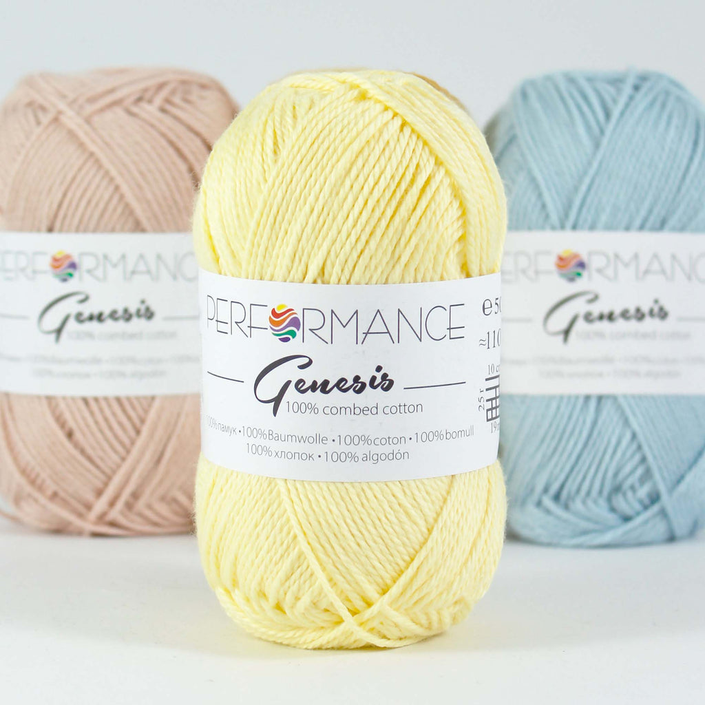 Genesis - Fir Bumbac Pieptănat pentru Croșetat și Tricotat