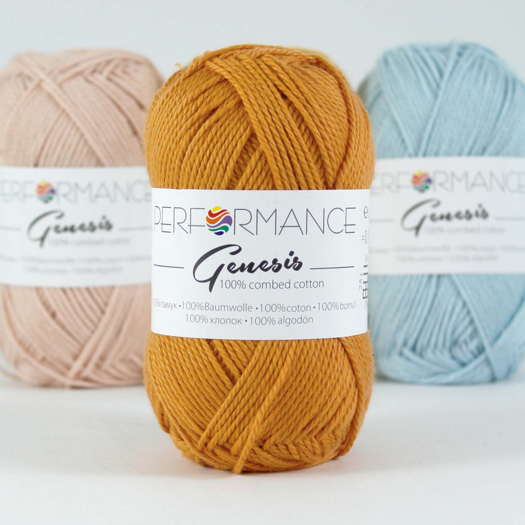 Genesis - Fir Bumbac Pieptănat pentru Croșetat și Tricotat