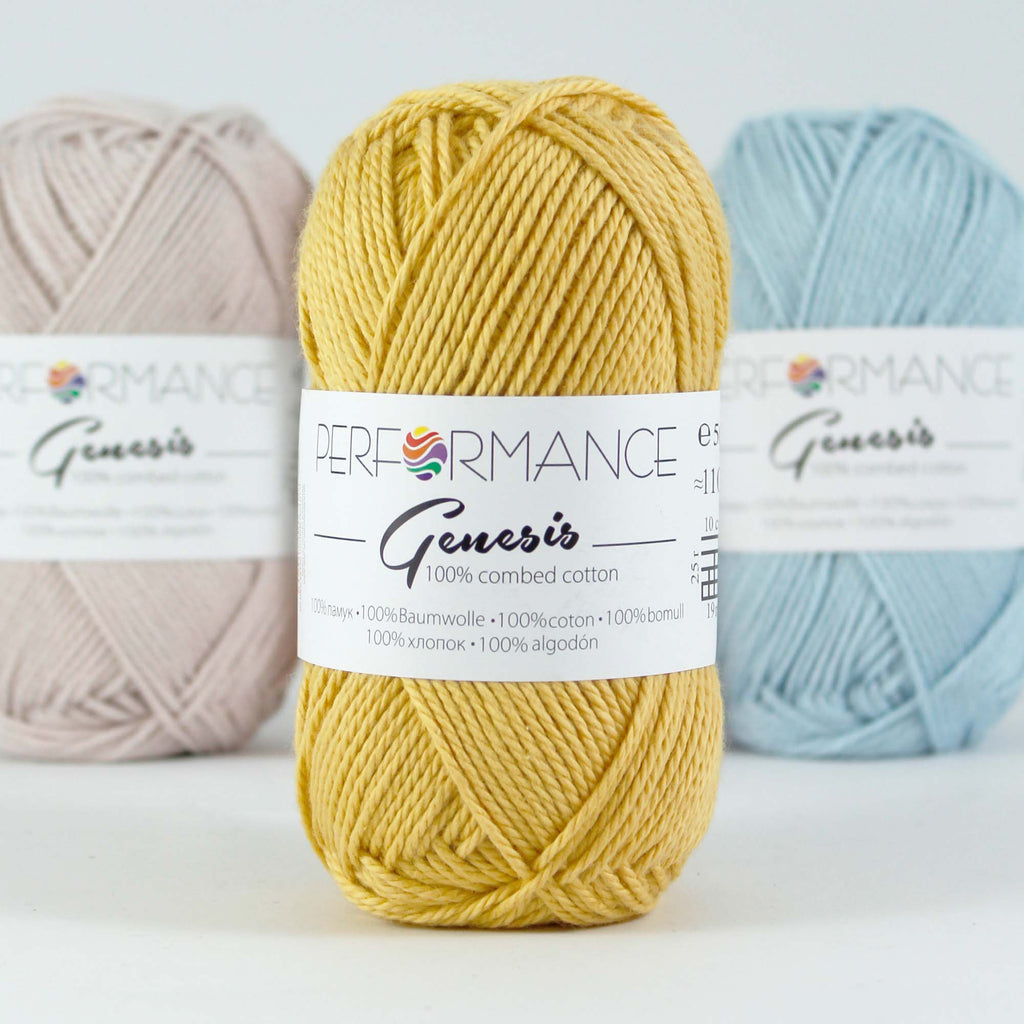 Genesis - Fir Bumbac Pieptănat pentru Croșetat și Tricotat