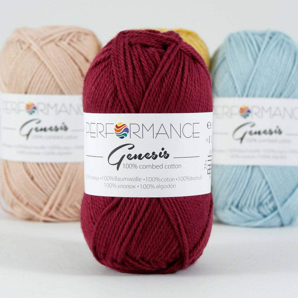 Genesis - Fir Bumbac Pieptănat pentru Croșetat și Tricotat