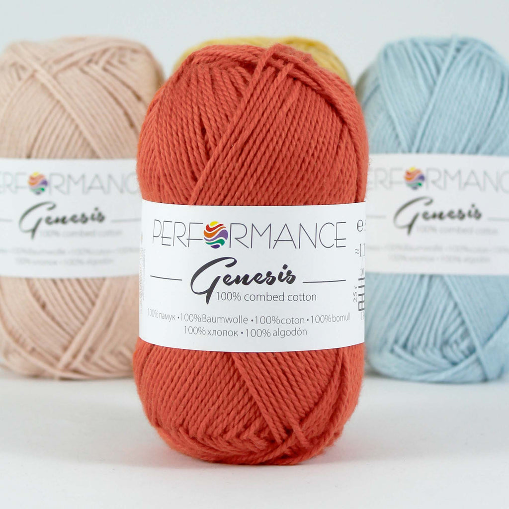 Genesis - Fir Bumbac Pieptănat pentru Croșetat și Tricotat