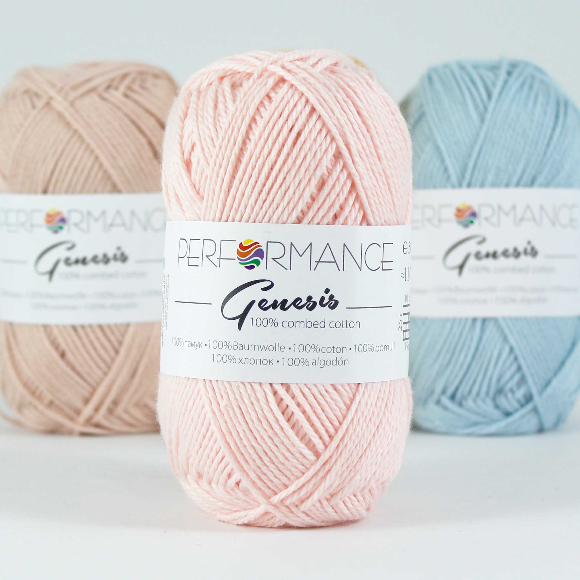 Genesis - Fir Bumbac Pieptănat pentru Croșetat și Tricotat