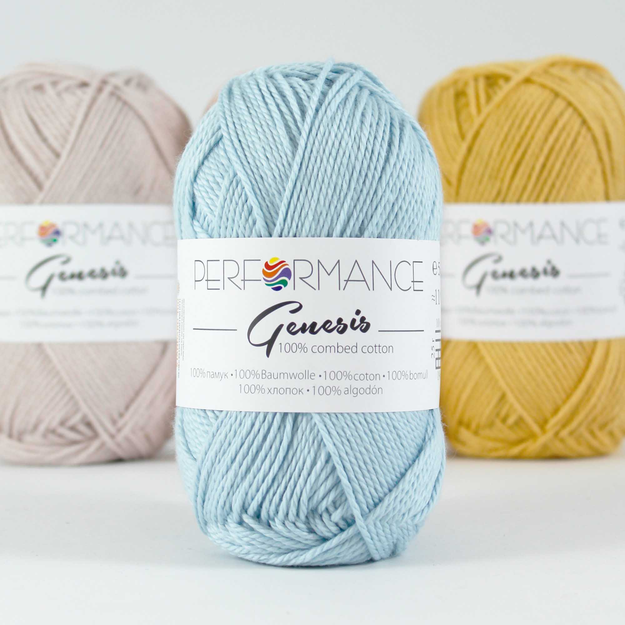 Genesis - Fir Bumbac Pieptănat pentru Croșetat și Tricotat