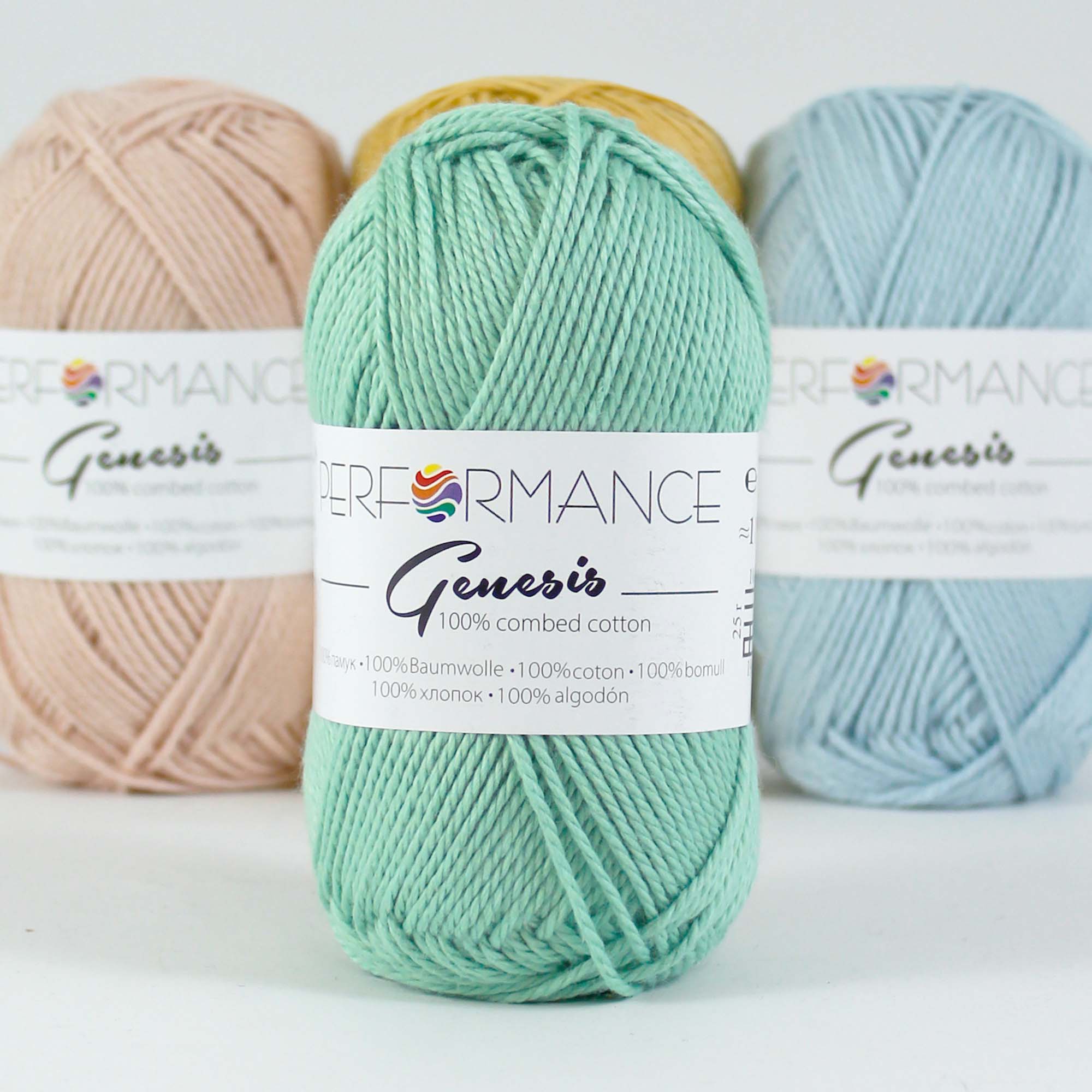 Genesis - Fir Bumbac Pieptănat pentru Croșetat și Tricotat