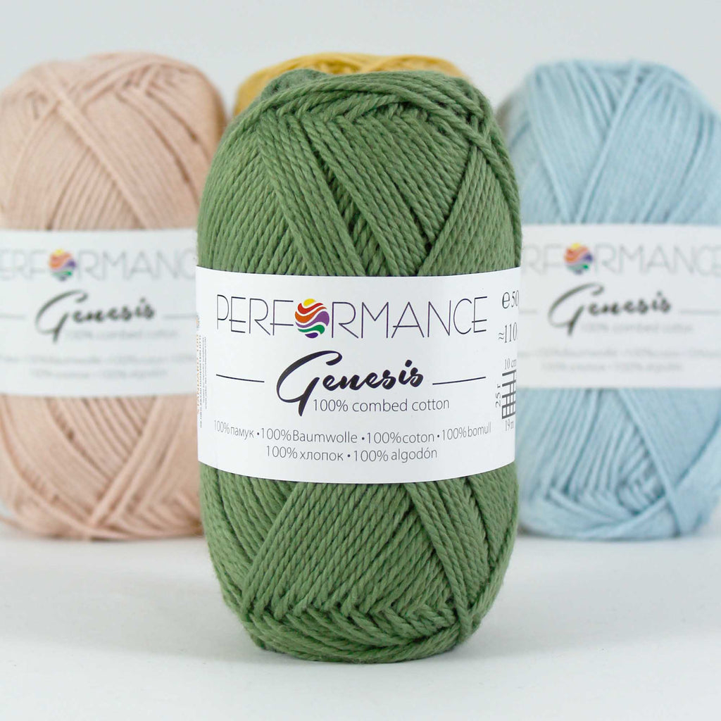 Genesis - Fir Bumbac Pieptănat pentru Croșetat și Tricotat