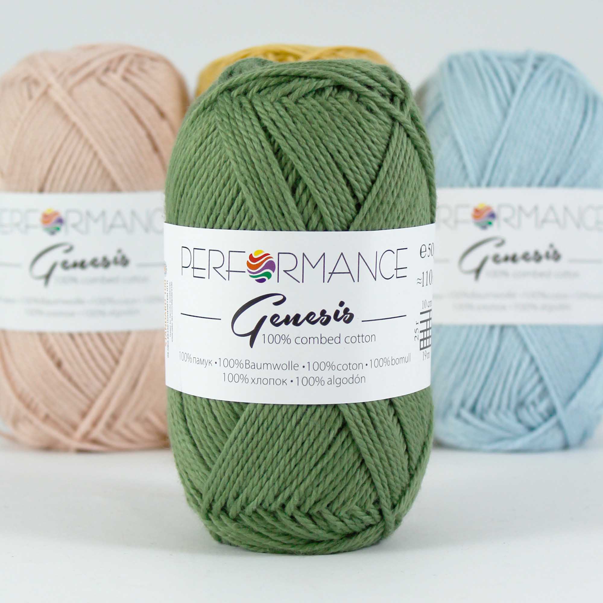 Genesis - Fir Bumbac Pieptănat pentru Croșetat și Tricotat