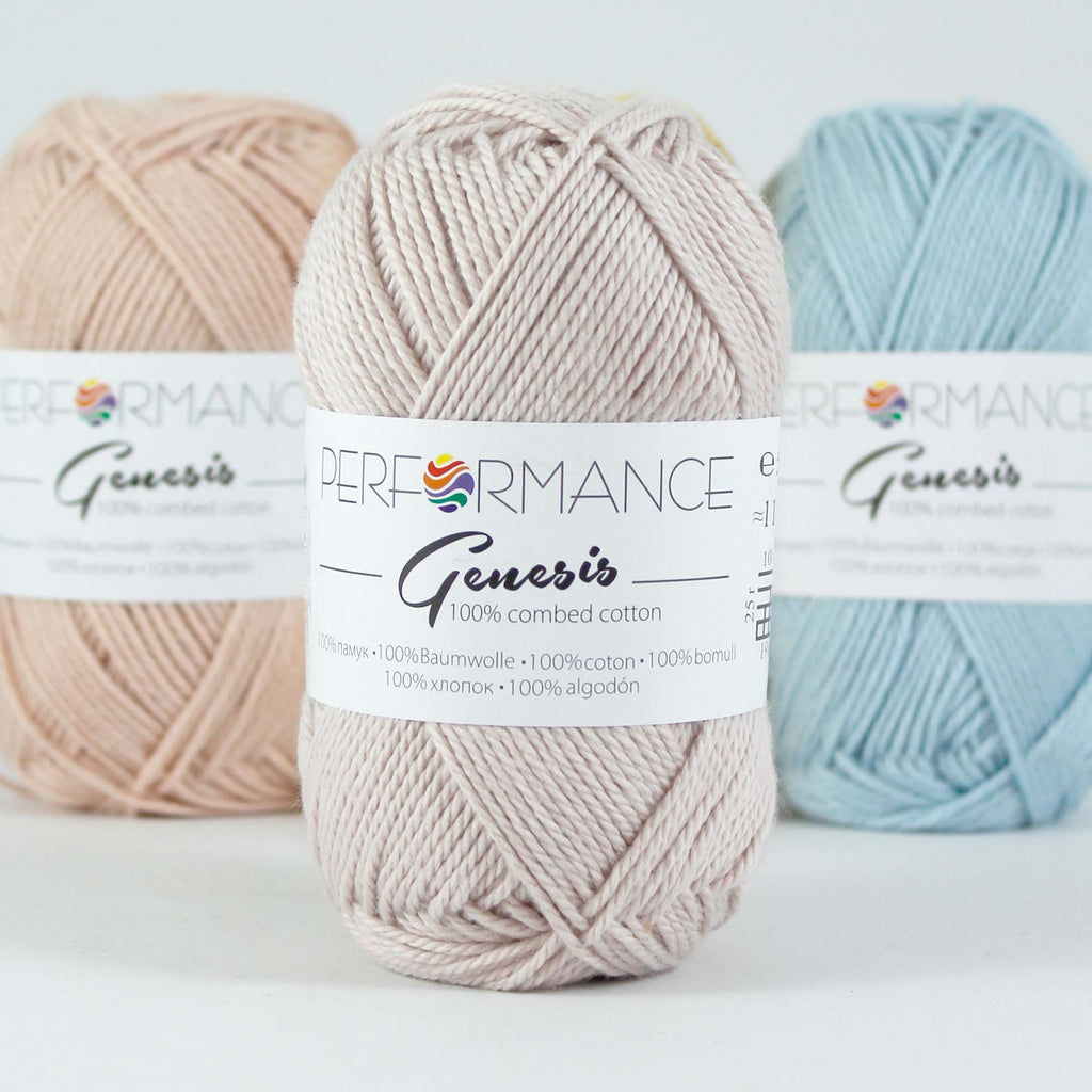 Genesis - Fir Bumbac Pieptănat pentru Croșetat și Tricotat