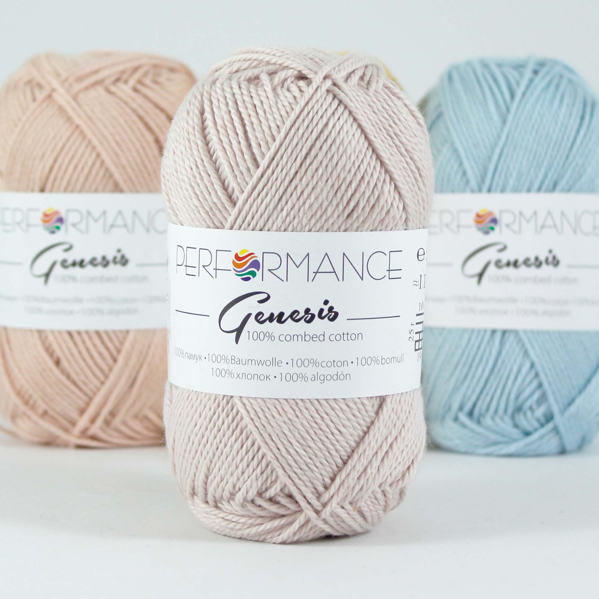 Genesis - Fir Bumbac Pieptănat pentru Croșetat și Tricotat