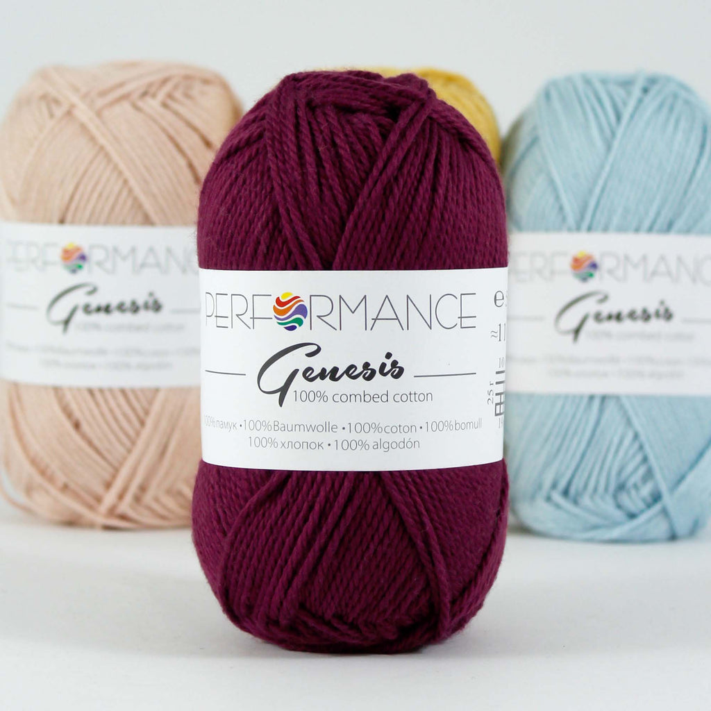 Genesis - Fir Bumbac Pieptănat pentru Croșetat și Tricotat