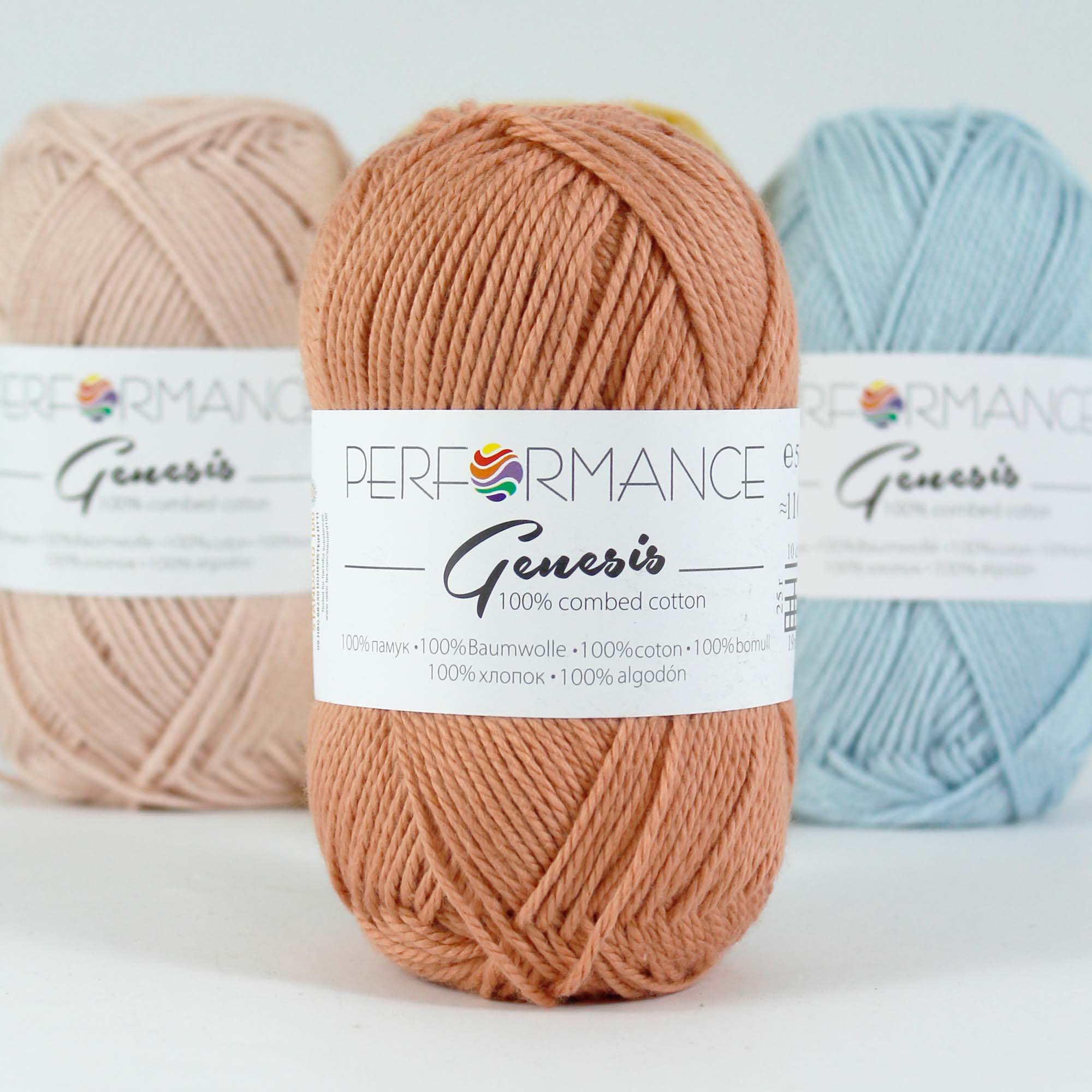 Genesis - Fir Bumbac Pieptănat pentru Croșetat și Tricotat