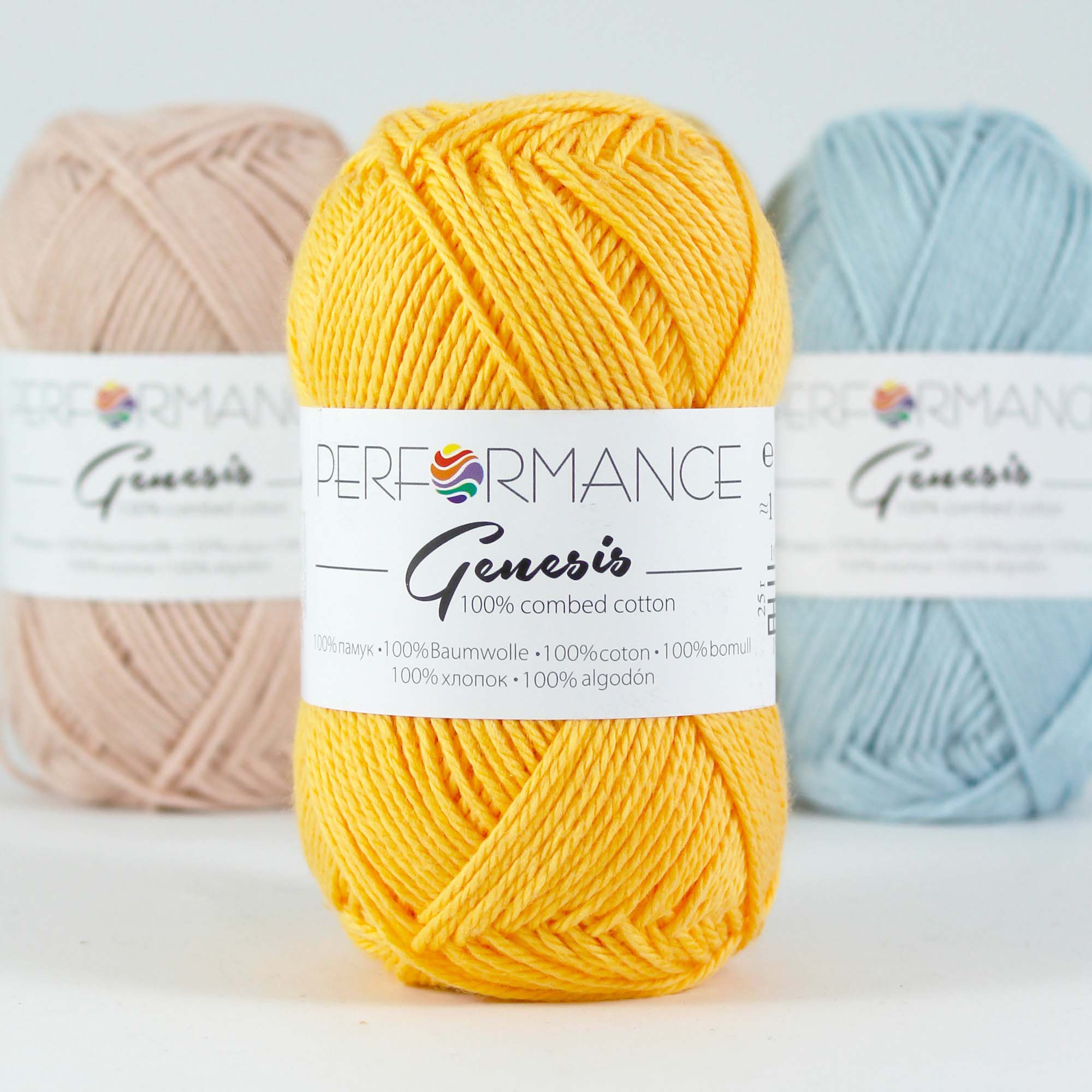 Genesis - Fir Bumbac Pieptănat pentru Croșetat și Tricotat