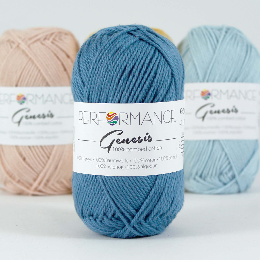 Genesis - Fir Bumbac Pieptănat pentru Croșetat și Tricotat