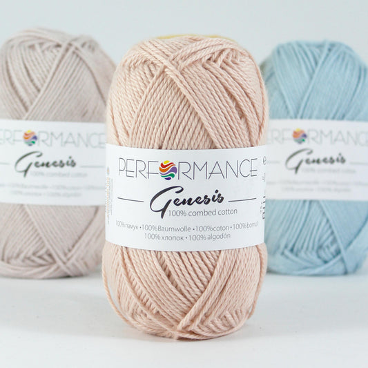 Genesis - Fir Bumbac Pieptănat pentru Croșetat și Tricotat